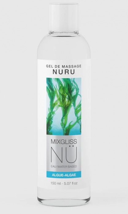Массажный гель на водной основе Mixgliss NU Algae - 150 мл. - Mixgliss - купить с доставкой в Новочебоксарске