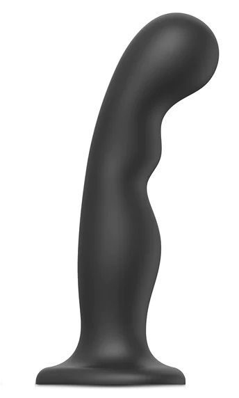 Черная насадка Strap-On-Me Dildo Plug P G size XXL - Strap-on-me - купить с доставкой в Новочебоксарске
