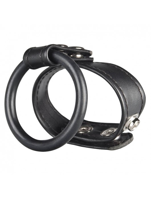 Двойное кольцо выносливости на пенис DUAL STAMINA RING - BlueLine - в Новочебоксарске купить с доставкой