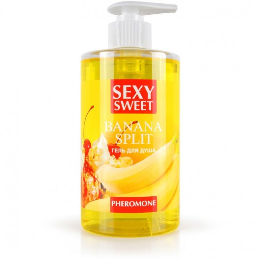 Гель для душа Sexy Sweet Banana Split с ароматом банана и феромонами - 430 мл. -  - Магазин феромонов в Новочебоксарске