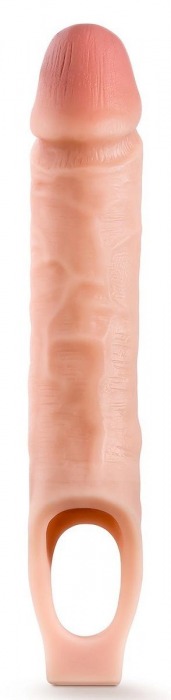 Телесная насадка на пенис 10 Inch Cock Sheath Extender - 25 см. - Blush Novelties - в Новочебоксарске купить с доставкой