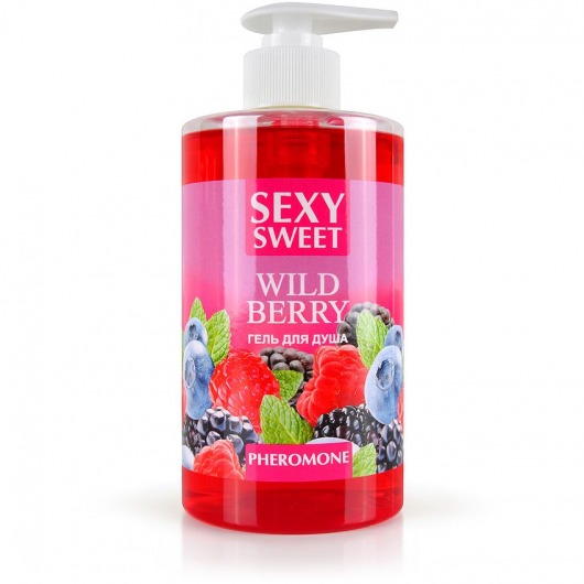 Гель для душа Sexy Sweet Wild Berry с ароматом лесных ягод и феромонами - 430 мл. -  - Магазин феромонов в Новочебоксарске