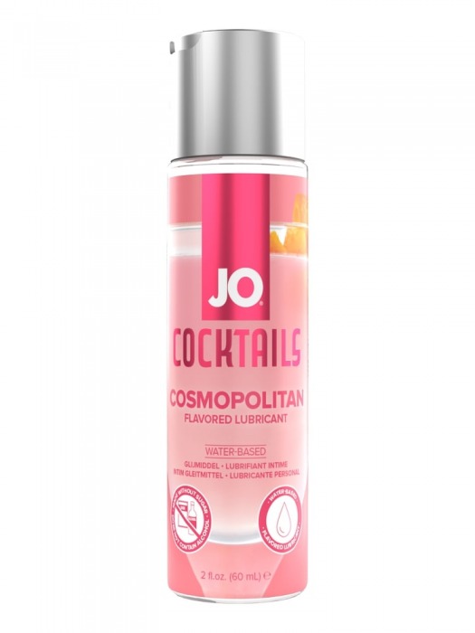 Вкусовой лубрикант на водной основе JO Cocktails Cosmopolitan - 60 мл. - System JO - купить с доставкой в Новочебоксарске