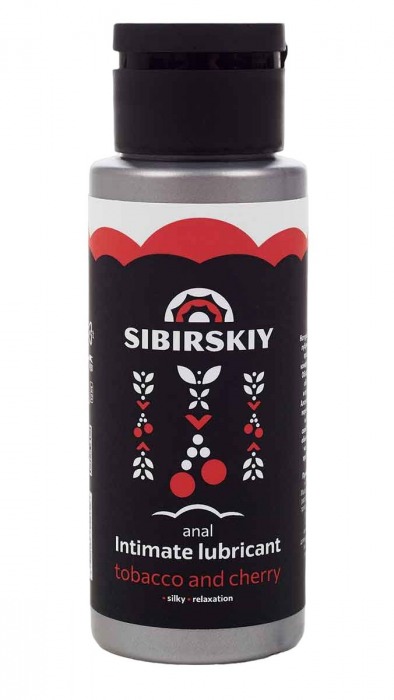 Анальный лубрикант на водной основе SIBIRSKIY с ароматом вишни и табака - 100 мл. - Sibirskiy - купить с доставкой в Новочебоксарске