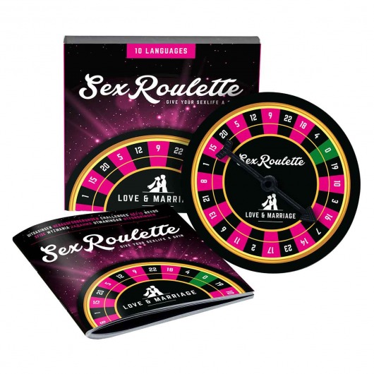 Настольная игра-рулетка Sex Roulette Love   Marriage - Tease&Please - купить с доставкой в Новочебоксарске