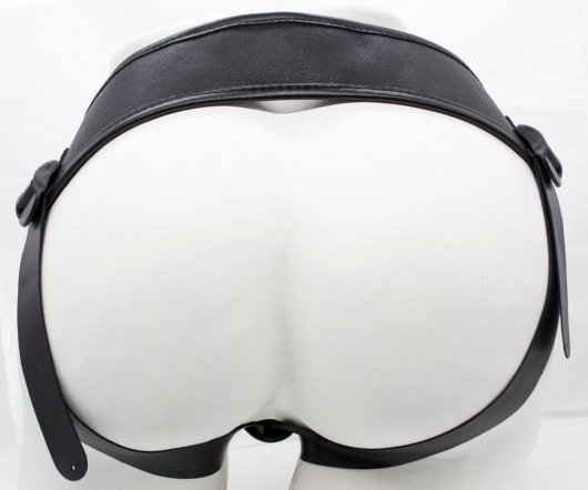 Двойной фаллоимитатор на трусиках с плугом - 15 см. - LOVETOY (А-Полимер) - купить с доставкой в Новочебоксарске