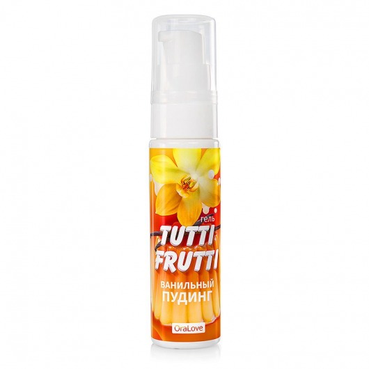 Интимный гель на водной основе Tutti-Frutti  Ванильный пудинг  - 30 гр. - Биоритм - купить с доставкой в Новочебоксарске
