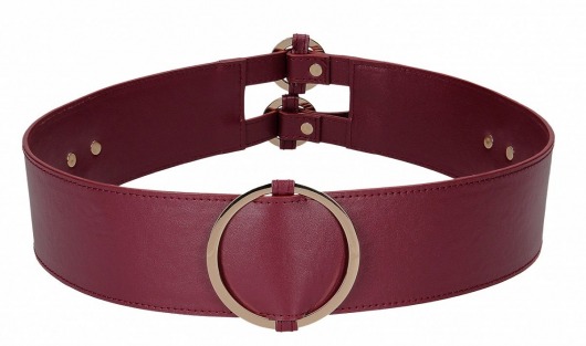 Бордовый ремень Halo Waist Belt - размер L-XL - Shots Media BV - купить с доставкой в Новочебоксарске