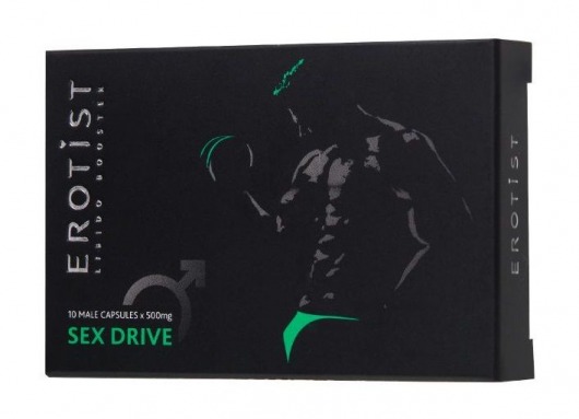 Капсулы для мужчин для повышения либидо Erotist SEX DRIVE - 10 капсул (500 мг.) - Erotist Libido Booster - купить с доставкой в Новочебоксарске