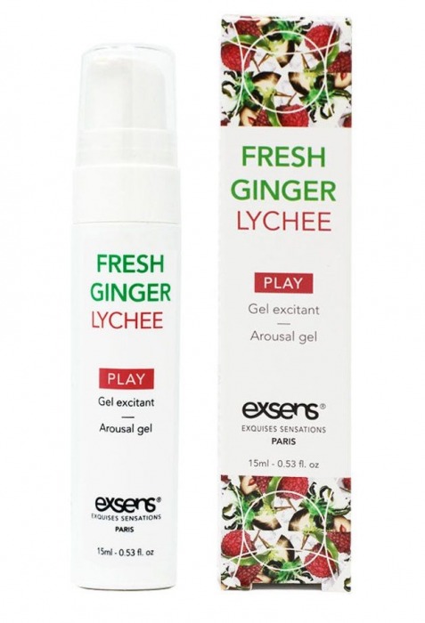 Возбуждающий гель Fresh Ginger Lychee Arousal Gel - 15 мл. - Exsens - купить с доставкой в Новочебоксарске