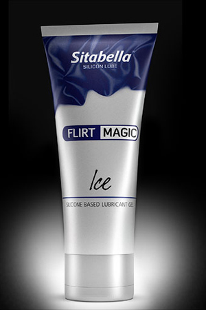 Силиконовая гель-смазка FLIRT MAGIC Ice с лёгким пролонгирующим эффектом - 75 мл. - Sitabella - купить с доставкой в Новочебоксарске