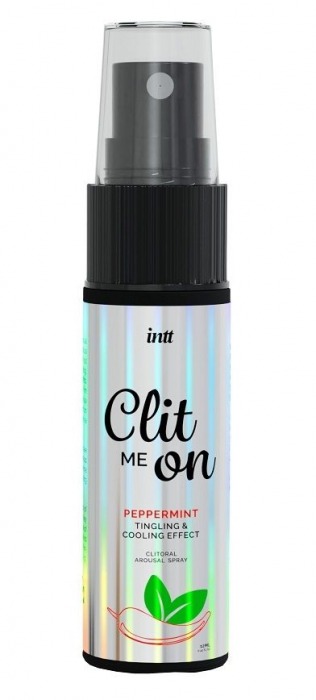 Клиторальный возбуждающий спрей Clit Me On Peppermint - 12 мл. - INTT - купить с доставкой в Новочебоксарске