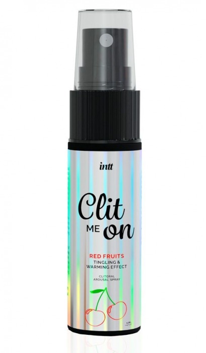 Клиторальный возбуждающий спрей Clit Me On Red Fruits - 12 мл. - INTT - купить с доставкой в Новочебоксарске