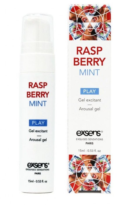Возбуждающий гель Raspberry Mint с ароматом малины и мяты - 15 мл. - Exsens - купить с доставкой в Новочебоксарске