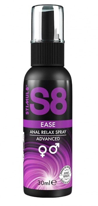 Расслабляющий анальный спрей S8 Ease Anal Relax Spray - 30 мл. - Stimul8 - купить с доставкой в Новочебоксарске