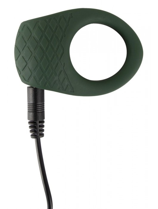 Зеленое эрекционное виброкольцо Luxurious Vibro Cock Ring - Orion - в Новочебоксарске купить с доставкой