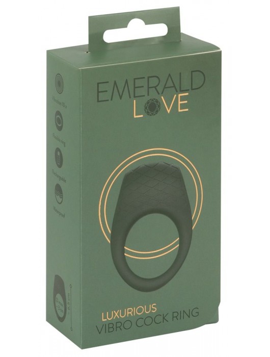 Зеленое эрекционное виброкольцо Luxurious Vibro Cock Ring - Orion - в Новочебоксарске купить с доставкой