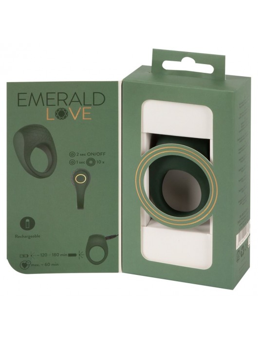 Зеленое эрекционное виброкольцо Luxurious Vibro Cock Ring - Orion - в Новочебоксарске купить с доставкой