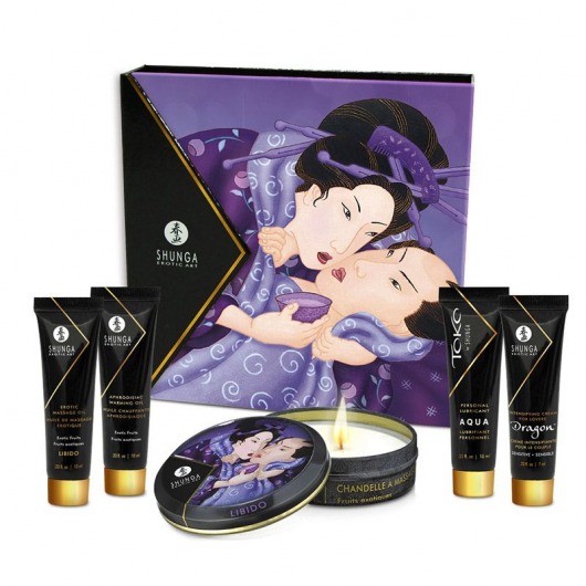 Подарочный набор Geishas secret из 5 предметов - Shunga - купить с доставкой в Новочебоксарске