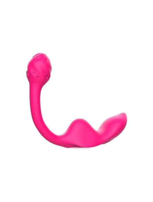 Розовый многофункциональный стимулятор для женщин - I-MOON