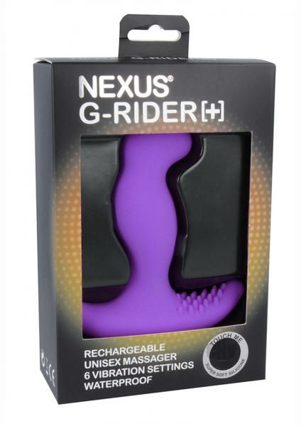 Фиолетовый вибромассажер простаты Nexus G-Rider+ - 12,6 см. - Nexus Range - в Новочебоксарске купить с доставкой