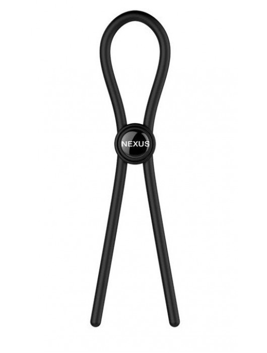 Черное эрекционное лассо Nexus Forge Single - Nexus Range - в Новочебоксарске купить с доставкой
