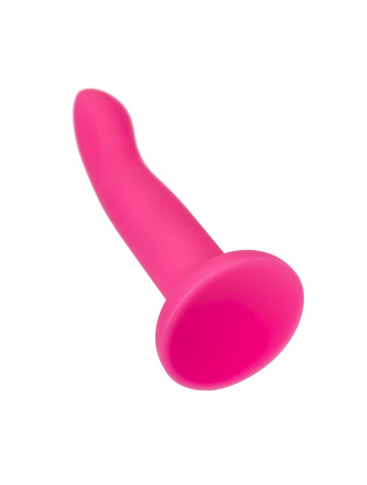 Ярко-розовый, светящийся в темноте фаллоимитатор Sam Glow - 17 см. - ToyFa