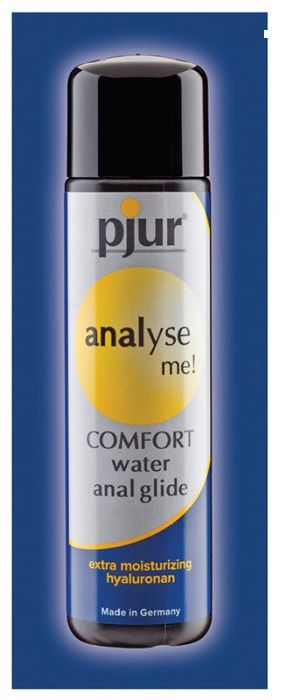 Анальный лубрикант pjur ANALYSE ME Comfort Water Anal Glide - 2 мл. - Pjur - купить с доставкой в Новочебоксарске