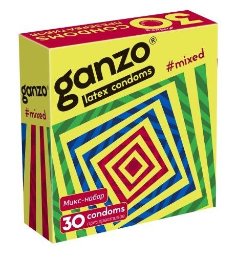 Микс-набор из 30 презервативов Ganzo Mixed - Ganzo - купить с доставкой в Новочебоксарске