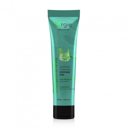 Съедобный интимный гель Orgie Lube Tube Cocktail Caipirinha - 100 мл. - ORGIE - купить с доставкой в Новочебоксарске
