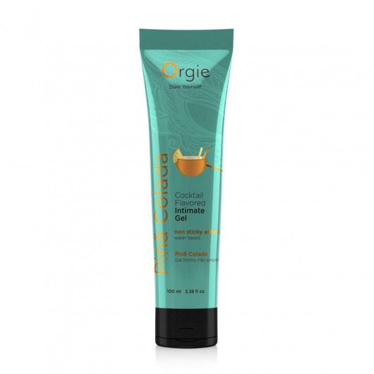 Съедобный интимный гель Orgie Lube Tube Cocktail Pina Colada - 100 мл. - ORGIE - купить с доставкой в Новочебоксарске
