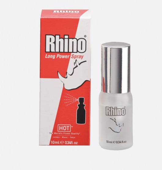Пролонгирующий спрей для мужчин Rhino - 10 мл. - HOT - купить с доставкой в Новочебоксарске