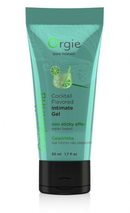 Съедобный интимный гель Orgie Lube Tube Cocktail Caipirinha - 50 мл. - ORGIE - купить с доставкой в Новочебоксарске