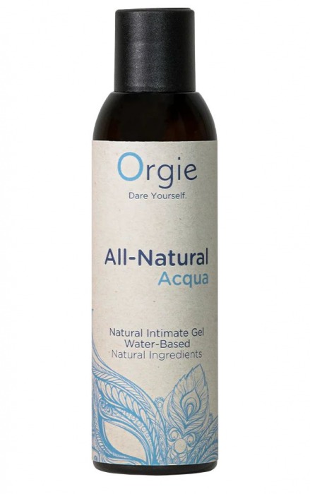 Интимный гель на водной основе Orgie All-Natural Acqua - 150 мл. - ORGIE - купить с доставкой в Новочебоксарске
