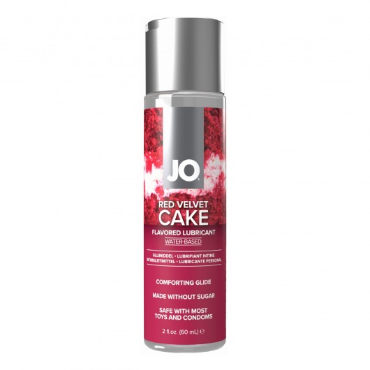 Лубрикант на водной основе JO H2O Red Velvet Cake Flavored Lubricant - 60 мл. - System JO - купить с доставкой в Новочебоксарске