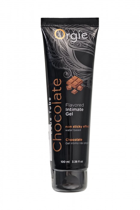 Интимный гель на водной основе Lube Tube Chocolate с шоколадным вкусом - 100 мл. - ORGIE - купить с доставкой в Новочебоксарске