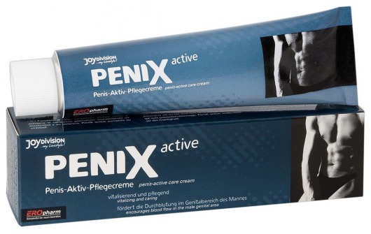 Возбуждающий крем для мужчин PeniX active - 75 мл. - Joy Division - купить с доставкой в Новочебоксарске