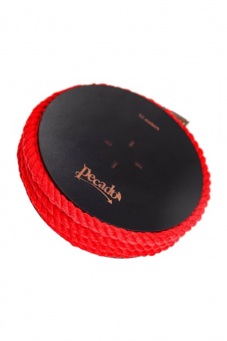 Красная веревка для шибари на катушке - 10 м. - Pecado - купить с доставкой в Новочебоксарске