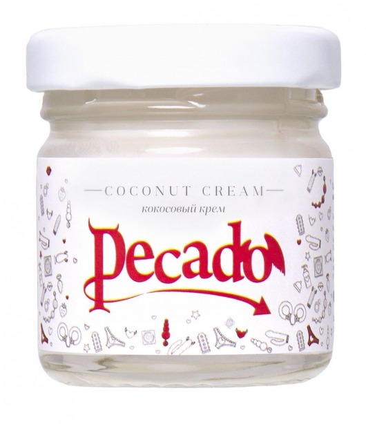 Массажная свеча Сoconut Cream - 35 мл. - Pecado - купить с доставкой в Новочебоксарске