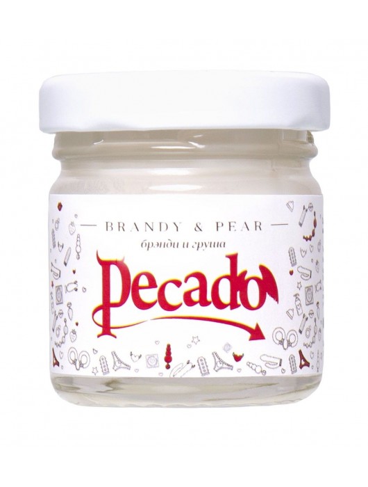 Массажная свеча Brandy   Pear - 35 мл. - Pecado - купить с доставкой в Новочебоксарске