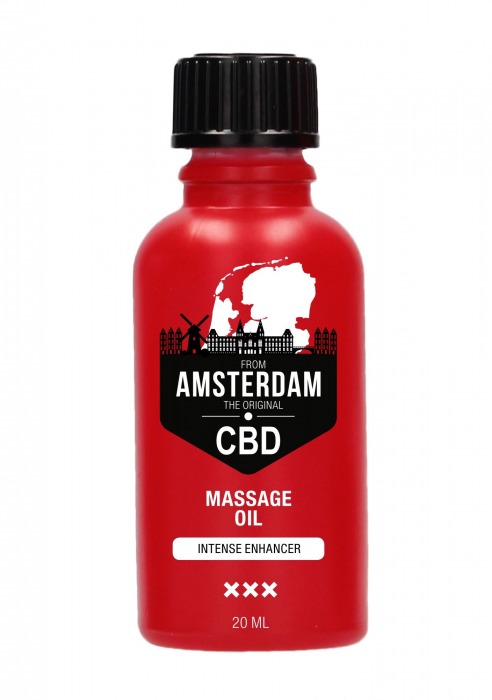Стимулирующее масло Intense CBD from Amsterdam - 20 мл. - Shots Media BV - купить с доставкой в Новочебоксарске