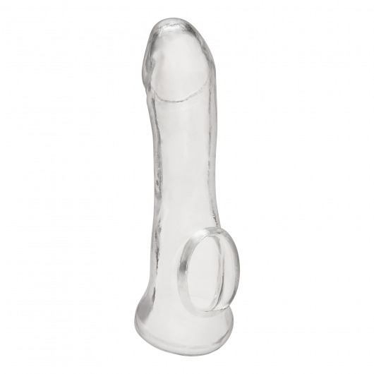 Прозрачная насадка на пенис Transparent Penis Enhancing Sleeve Extension - 15,9 см. - BlueLine - в Новочебоксарске купить с доставкой