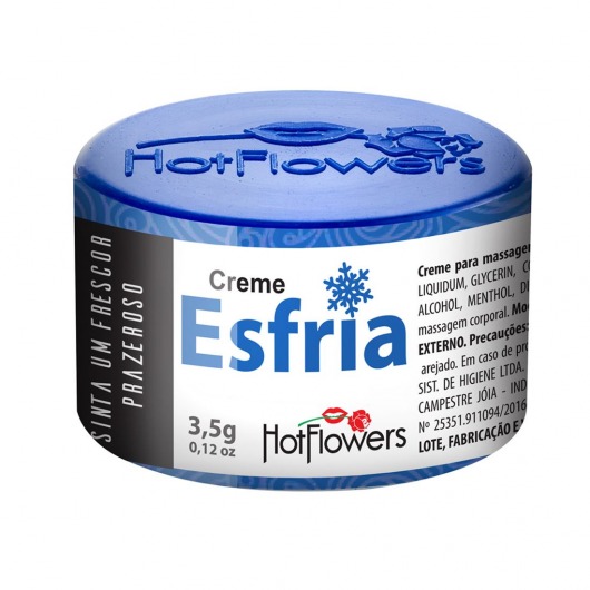 Возбуждающий крем Esfria с охлаждающим эффектом - 3,5 гр. - HotFlowers - купить с доставкой в Новочебоксарске
