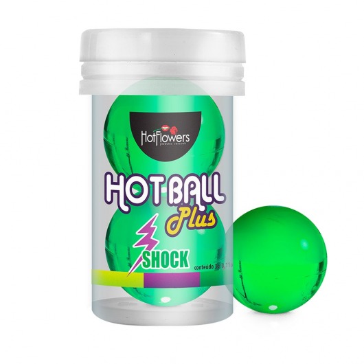 Лубрикант на силиконовой основе Hot Ball Plus с покалывающим эффектом (2 шарика по 3 гр.) - HotFlowers - купить с доставкой в Новочебоксарске