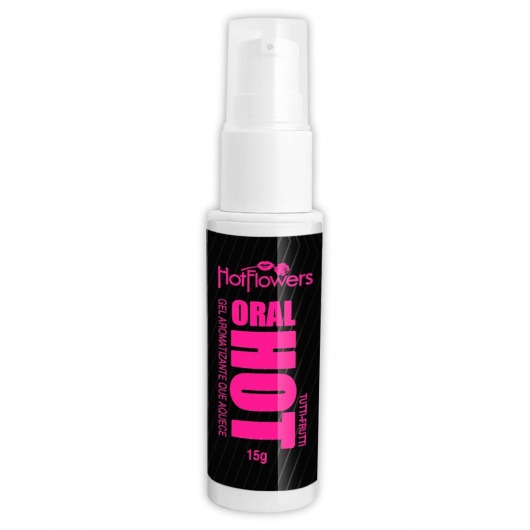 Гель для оральных ласк Oral Hot с согревающим эффектом - 15 гр. - HotFlowers - купить с доставкой в Новочебоксарске