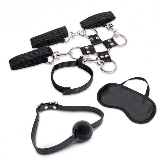 Набор для фиксации из 7 предметов Hogtie   Ball Gag Kit - Lux Fetish - купить с доставкой в Новочебоксарске