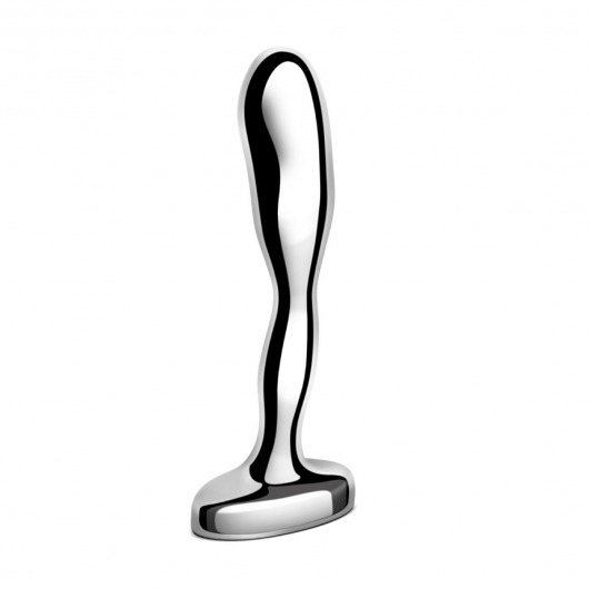 Стальной стимулятор простаты Stainless Steel Prostate Plug - 11,5 см. - b-Vibe - в Новочебоксарске купить с доставкой