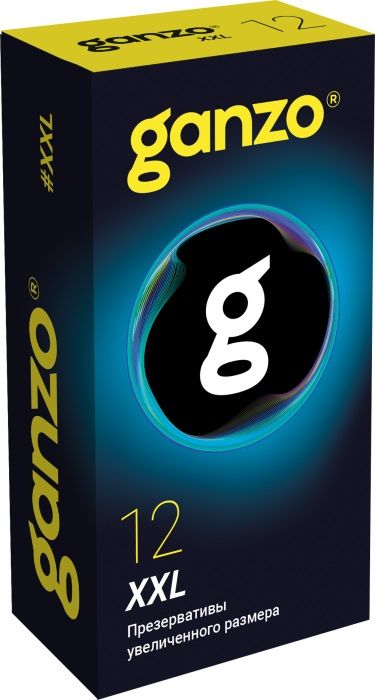 Презервативы увеличенного размера Ganzo XXL - 12 шт. - Ganzo - купить с доставкой в Новочебоксарске