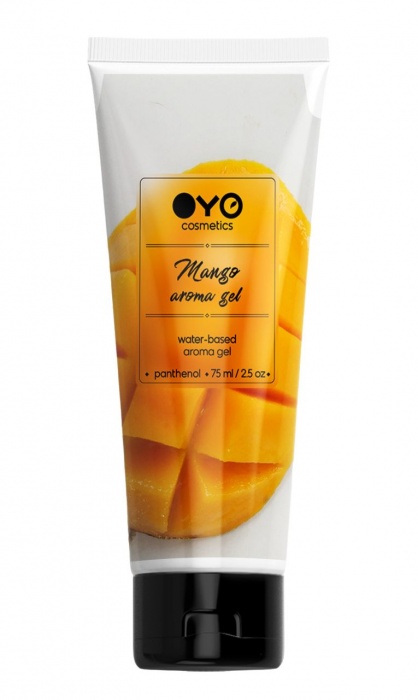 Лубрикант на водной основе OYO Aroma Gel Mango с ароматом манго - 75 мл. - OYO - купить с доставкой в Новочебоксарске