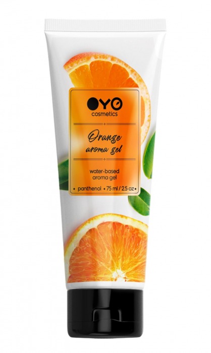 Лубрикант на водной основе OYO Aroma Gel Orange с ароматом апельсина - 75 мл. - OYO - купить с доставкой в Новочебоксарске